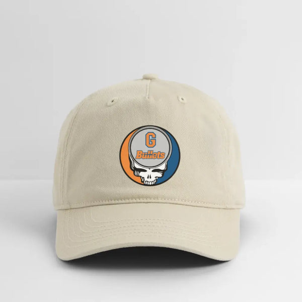 Gettysburg College Grateful Dead Stealie Dad Hat - khaki